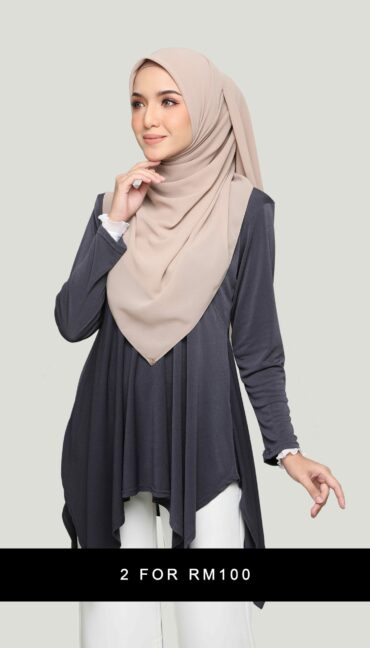 FATEEMA BLOUSE - SMOKEY