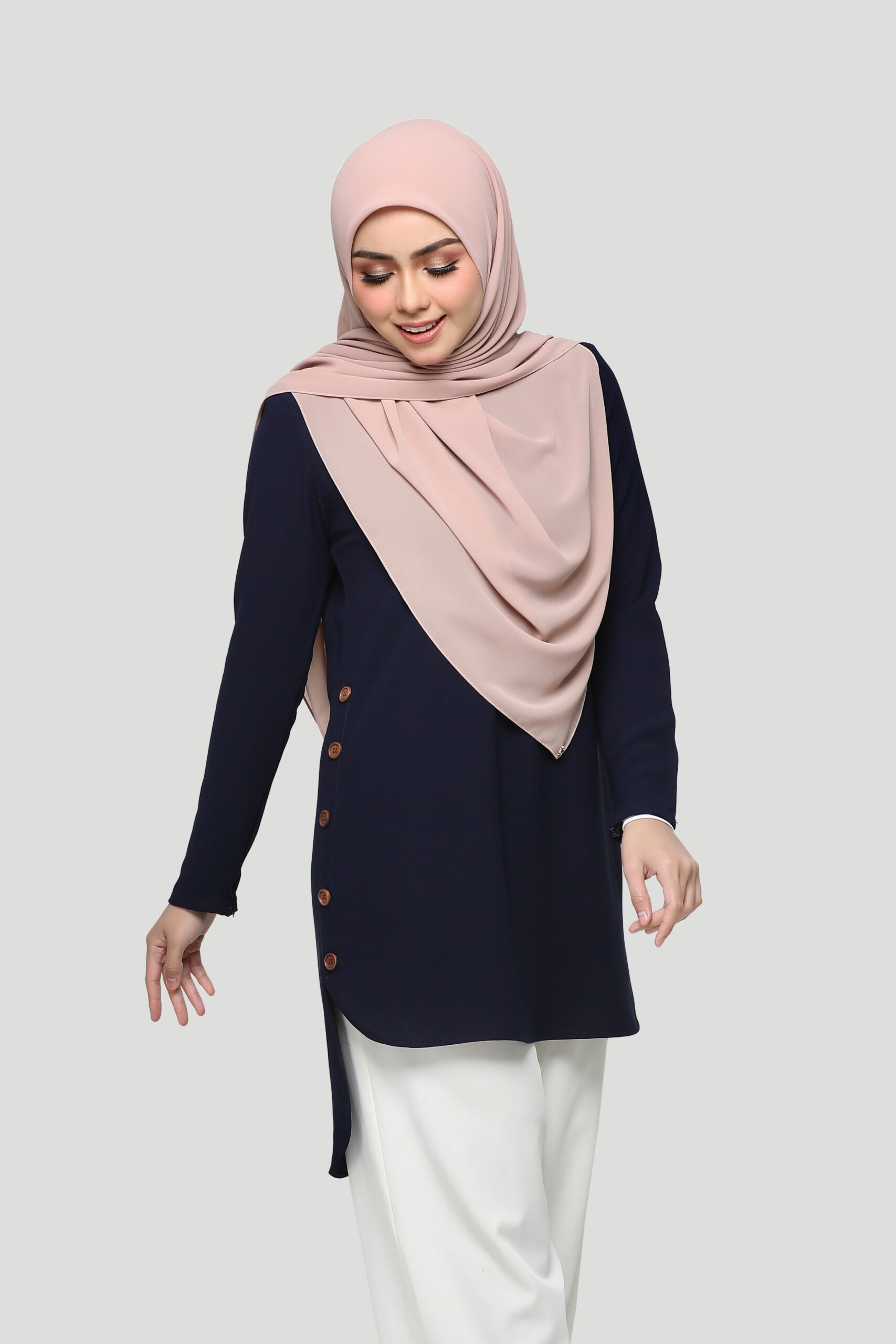 BETTY BLOUSE - DENIM - Image 3