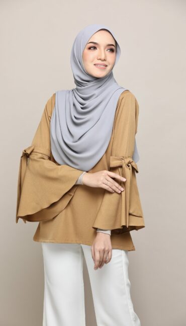 CHLOE BLOUSE - MUSTARD