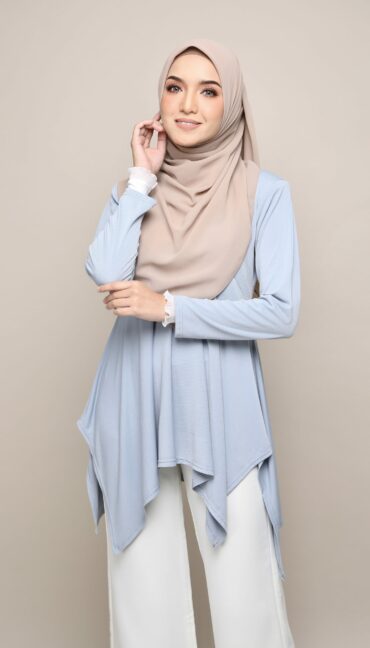FATEEMA BLOUSE - CLOUD