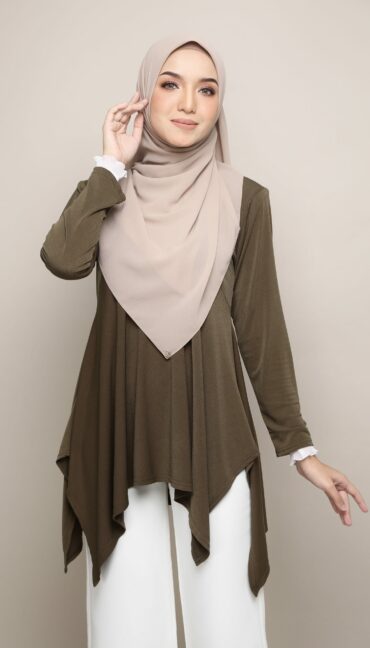 FATEEMA BLOUSE - ARMY