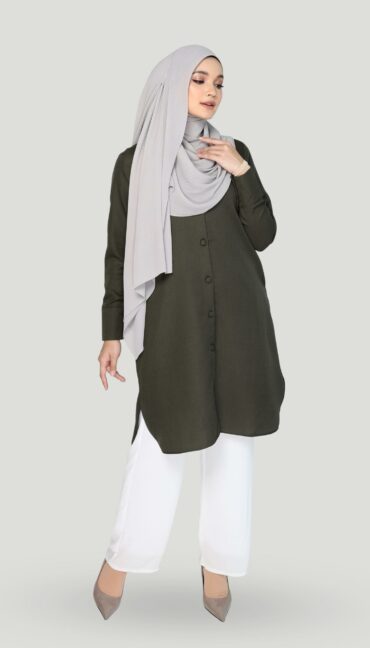 RAISA BLOUSE - OLIVE
