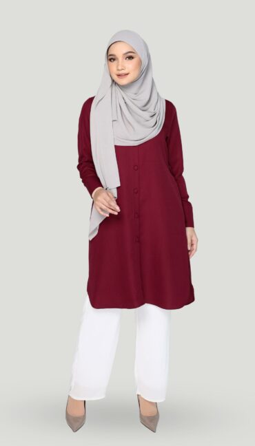 RAISA BLOUSE - SCARLET