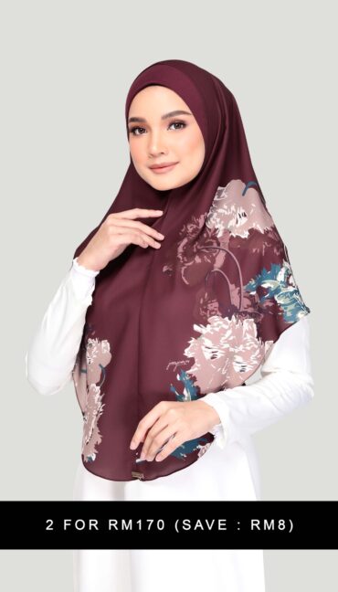 LARISA PRINTED - CLARET