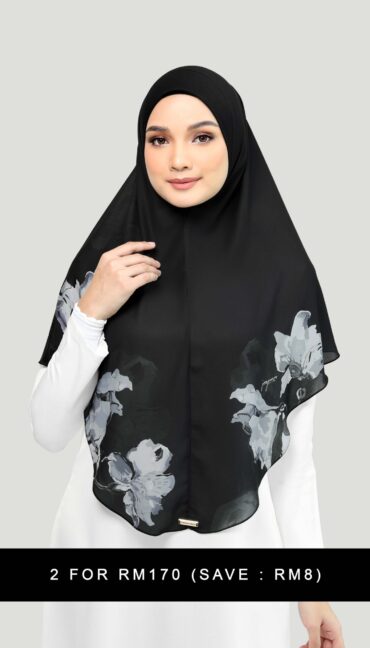 LARISA PRINTED - EBONY