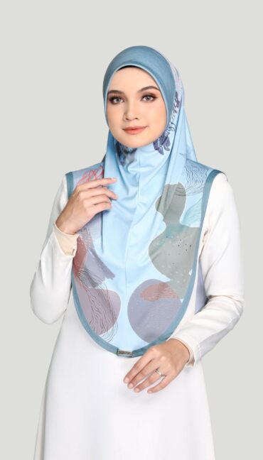WARDA PRINTED - DELPH BLUE