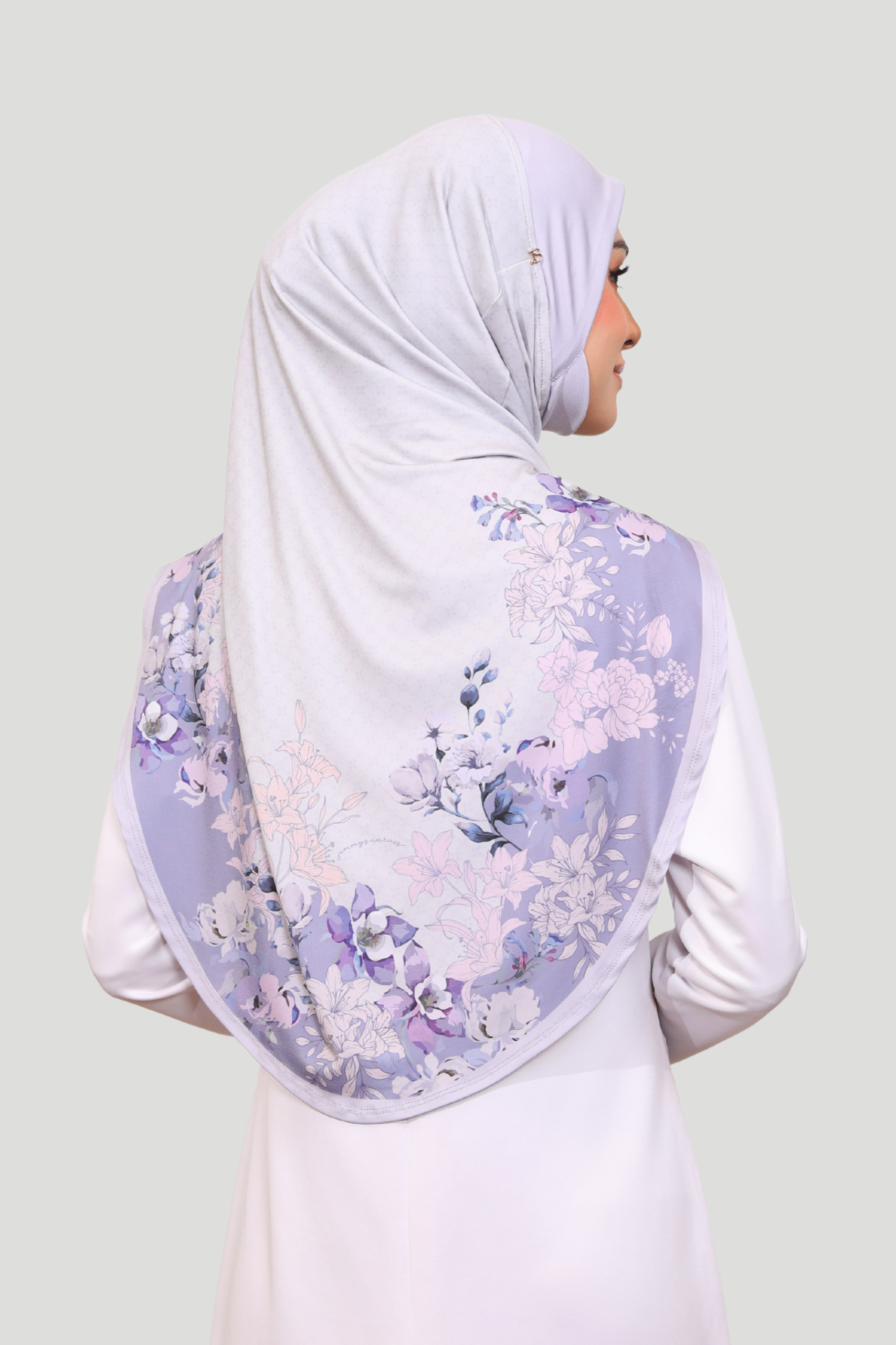 DAHLIA FLORAL - LAVENDER - Image 2