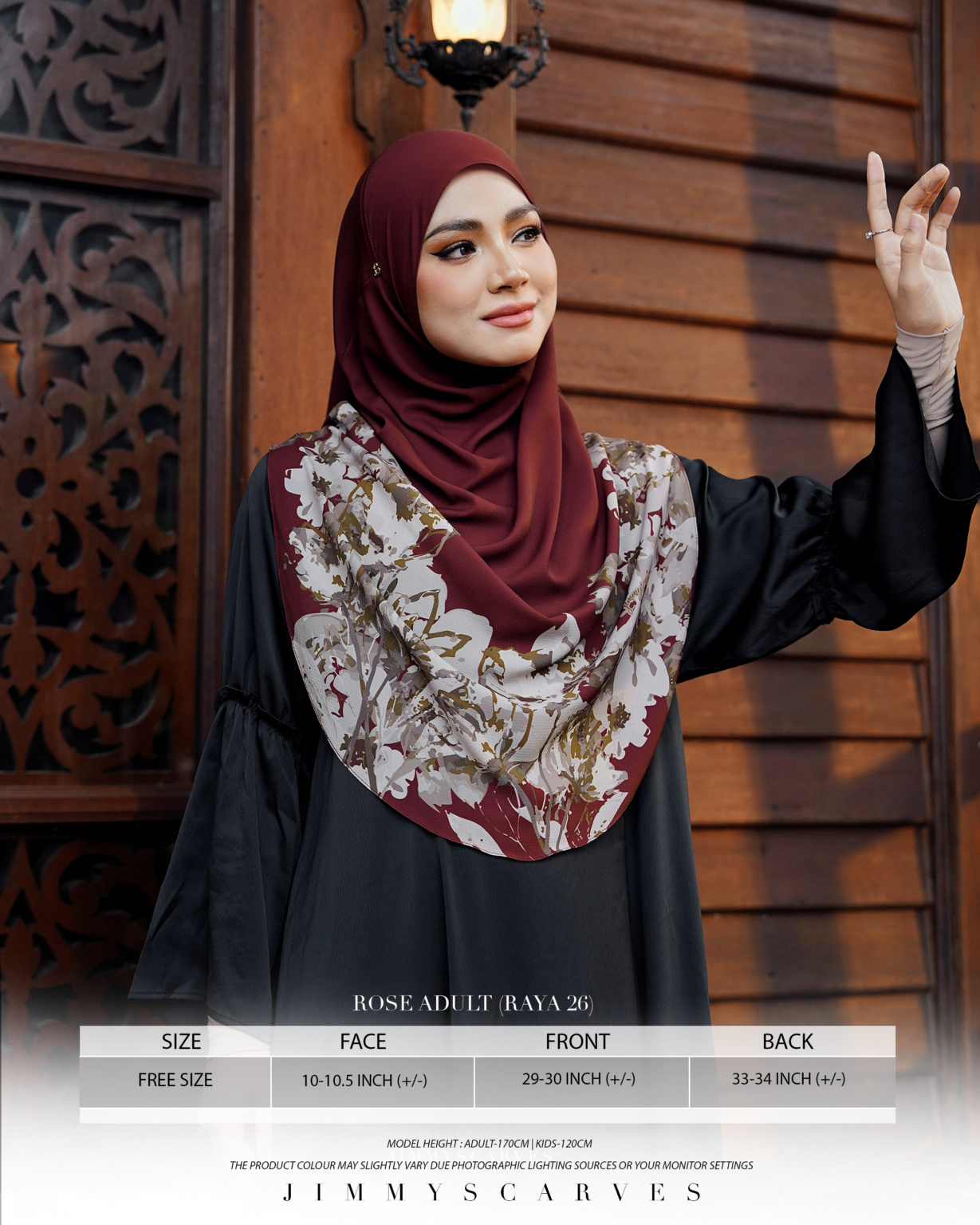 Rose Raya ROSE PRINTED RAYA – JIMMY SCARVES